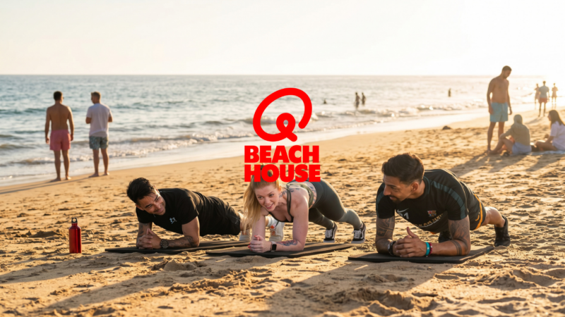 Gratis beachworkouts & Social Runs bij Q beachhouse in Oostende met Jims